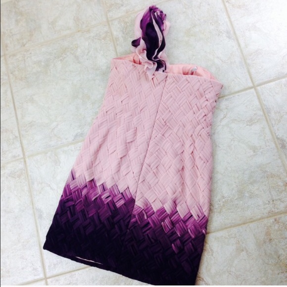 STUNNER BRAIDED OMBRÉ DRESS - Picture 3 of 4